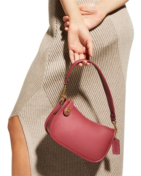 cosch swinger|COACH Swinger Glovetanned Leather Shoulder Bag .